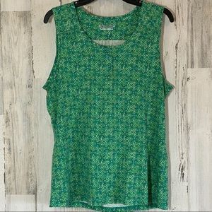 Royal Robbins Green Henley Style Tank